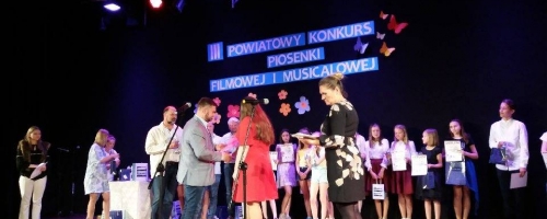 III Powiatowy  Konkurs Piosenki Filmowej i Musicalowej